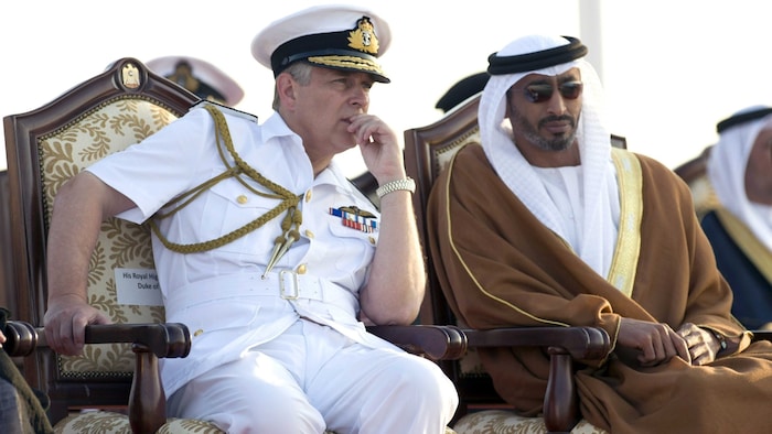 Prinz Andrew ist mit der regierenden Königsfamilie der Vereinigten Arabischen Emirate gut ...