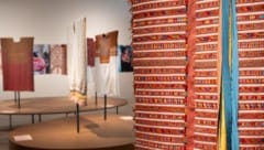 Gefärbt, gewebt und geknüpft: Die traditionellen Huipils werden in Mexiko zu religiösen Anlässen ...