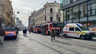 Feuerwehr und Rettung waren vor Ort.