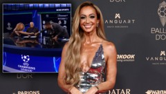 Beim Faustgruß mit Clint Dempsey riss Kate Scotts Oberteil.