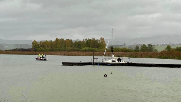 Einsatz beim Strandbad Seekirchen