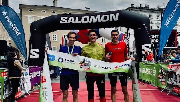 Im Vorjahr landete Daniel Hölzl (re.) beim Amadeus Trail auf Rang drei.