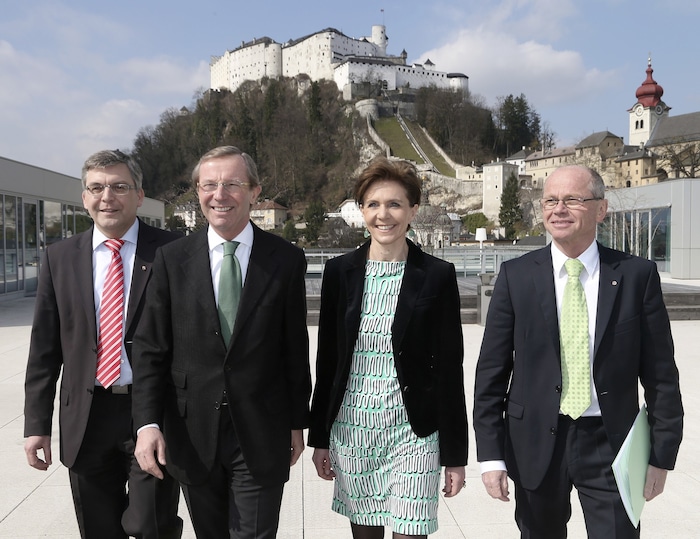 Sepp Schwaiger wurde von Wilfried Haslauer 2013 in die Landesregierung geholt. Gemeinsam ...
