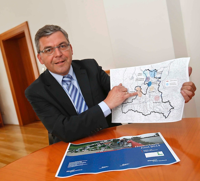 Die Hochwasserschutzprojekte, die unter Schwaiger umgesetzt wurden, zählen zu den Meilensteinen.