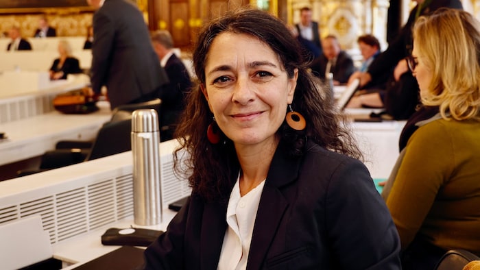 Die grüne Klubobfrau Sandra Krautwaschl