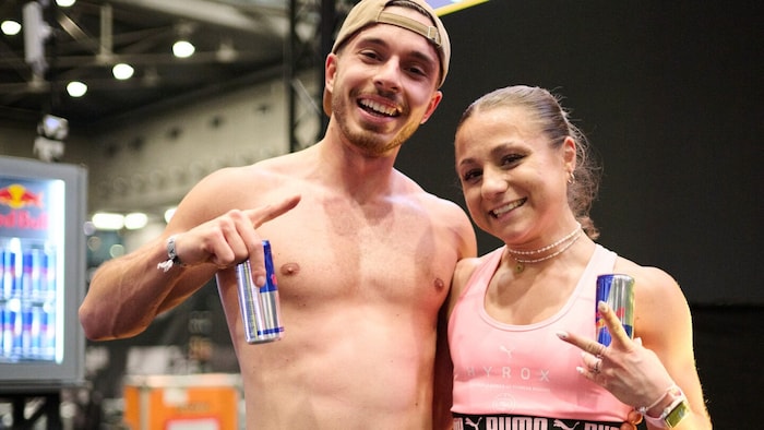 Nadine und Alessandro nahmen im vergangenen Jahr am HYROX-Race in Wien teil.