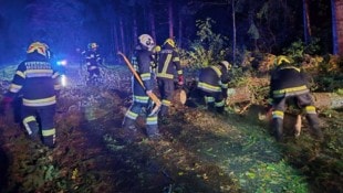 151 Mal mussten die Kärntner Feuerwehren in der Nacht auf Freitag ausrücken.