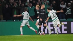 Sturm Graz verlor trotz des Traumtors von Tomi Horvat (mitte) gegen Celtic Glasgow.
