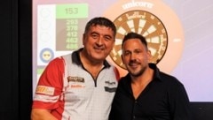 Mensur Suljovic und Philipp Pracser, CEO der Litus Group (CUBE), beim Soft Opening im ...