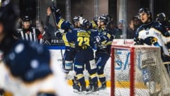 Die Zeller Eisbären freuten sich über den Derbysieg. 