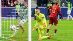 Alexander Schlager und Red Bull Salzburg stand die Enttäuschung über das 2:3 gegen Ferencvaros ...