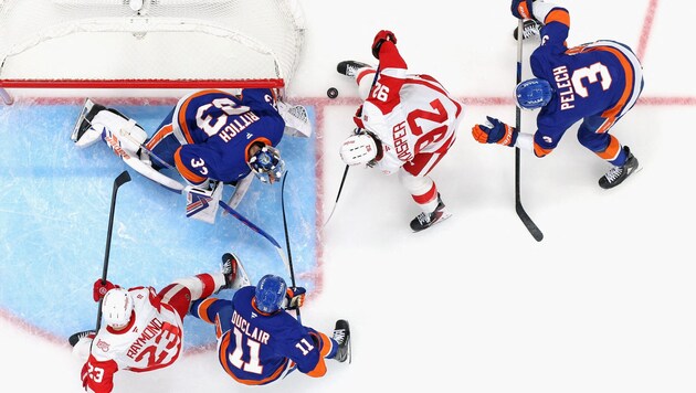 Die Detroit Red Wings verlieren gegen die New York Islanders.