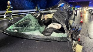Der Lenker starb, dessen Beifahrer überlebte verletzt.