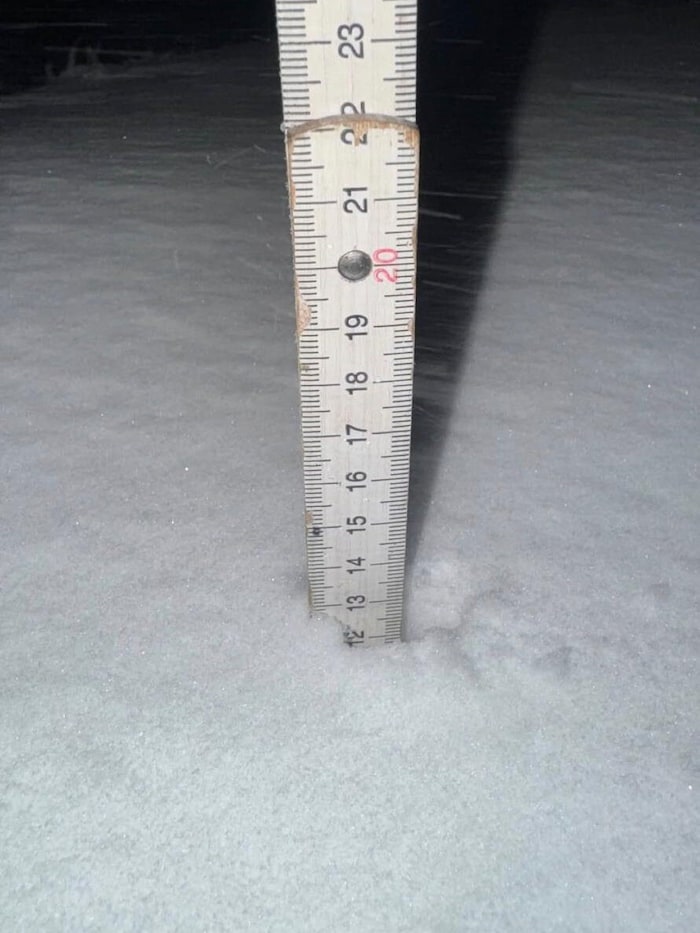Fast 13 Zentimeter hat es am Katschberg geschneit.