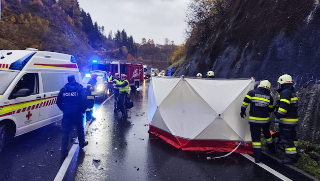 Für den Motorradfahrer kam jede Hilfe zu spät.