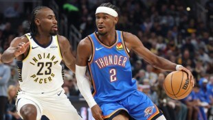Shai Gilgeous-Alexander (r.) brachte es auf 55 Zähler.