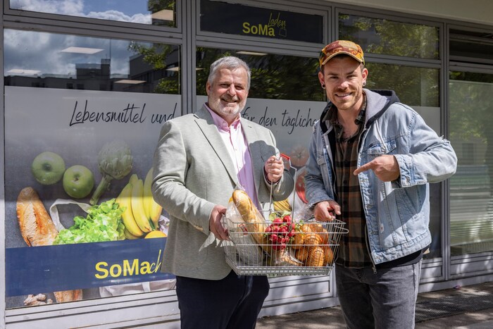 Matthias Ortner (re.) wird beim Benefizabend auftreten. Obmann Klaus Lesjak: Die Notwendigkeit ...