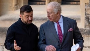 Selenskyj und König Charles auf Schoss Windsor