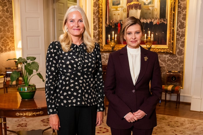 Kronprinzessin Mette-Marit und Olena Selenska