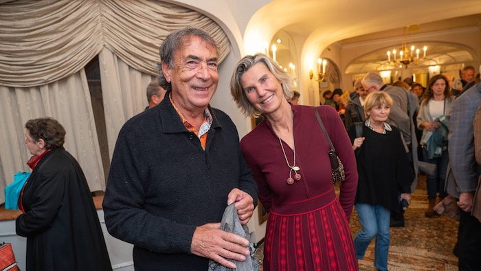 Hubert von Goisern mit Ex-Opernball-Lady Desiree Treichl-Stürgkh.