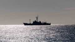 Ein Kriegsschiff im Meer, das der „Aleksandr Shabalin“ sehr ähnlich schaut. (Symbolbild)