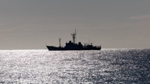 Ein Kriegsschiff im Meer, das der „Aleksandr Shabalin“ sehr ähnlich schaut. (Symbolbild)