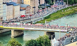 Autos wird es während des Stadtfest-Wochenendes in der Innenstadt nicht geben. Die Staatsbrücke ...
