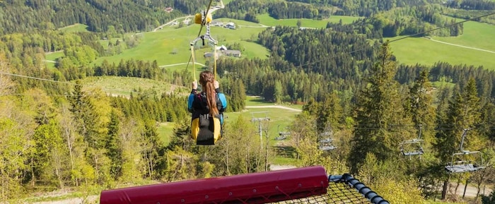 Bei der beliebten Zipline in Annaberg gibt es kommende Woche spezielle Ferienangebote, ebenso ...