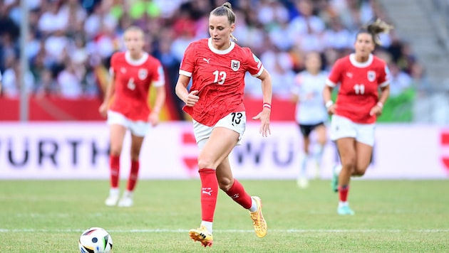 Die ÖFB-Frauen laufen im Rückspiel einen Rückstand hinterher.