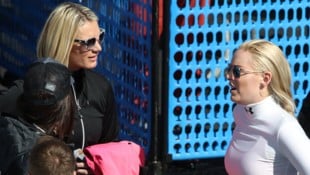 Maria Riesch (links) glaubt, dass Lindsey Vonn in dieser Saison noch ein großer Coup gelingen ...