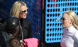 Maria Riesch (links) glaubt, dass Lindsey Vonn in dieser Saison noch ein großer Coup gelingen ...