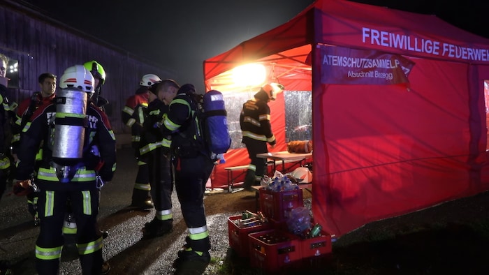 Großeinsatz in Bezau.