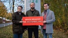 Die SPÖ gibt nicht auf: Klubobmann Hannes Schwarz, Parteichef Max Lercher und Turnaus ...