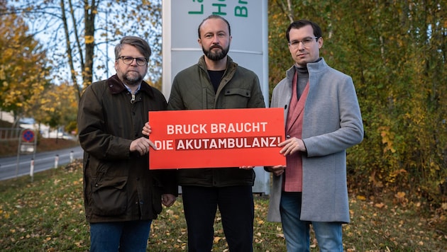 Die SPÖ gibt nicht auf: Klubobmann Hannes Schwarz, Parteichef Max Lercher und Turnaus ...