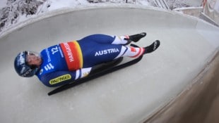 Rodel-König Wolfi Kindl will trotz zweier Highspeed-Stürze  in Cortina testen.