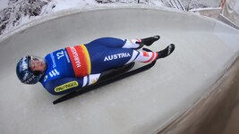 Rodel-König Wolfi Kindl will trotz zweier Highspeed-Stürze  in Cortina testen.