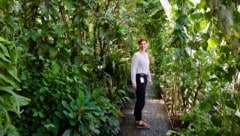 Sarah Bürli hat heuer ihre Arbeit im Botanischen Garten als Einrichtung der Uni Graz ...