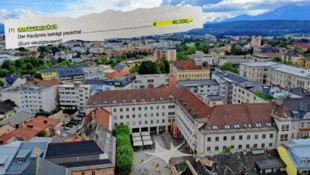 In der schmucken Draustadt Villach (Symbolbild) in Kärnten ging der Immobilien-Deal über die ...