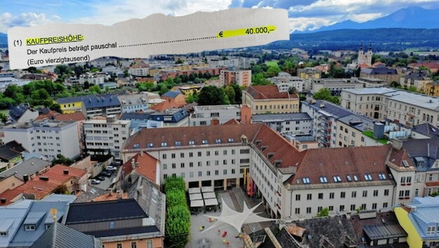 In der schmucken Draustadt Villach (Symbolbild) in Kärnten ging der Immobilien-Deal über die ...