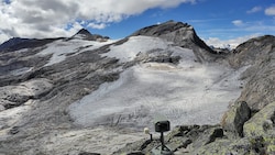 Das Stubacher Sonnblickkees ist im vergangenen Sommer rasant von rund 60 auf 50 Hektar ...
