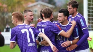 Die Austria bejubelte einen Heimsieg.