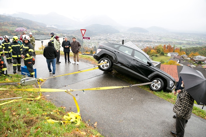 Den famosen Ausblick werden die beiden Insassen wohl kaum genossen haben.