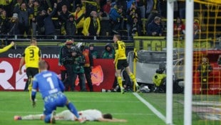 Großer Jubel bei den Dortmundern