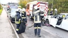 Die Florianis von Aschbach hatten einen ungeplanten Zwischenfall: Das Rote Kreuz war schon da, ...