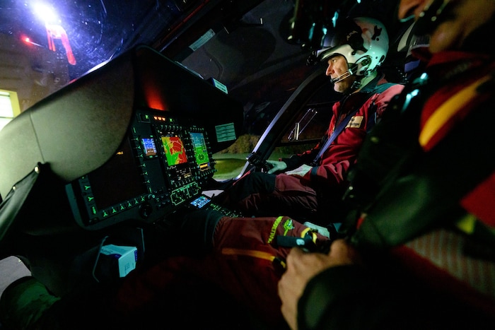 The ÖAMTC Christophorus fleet can also transport patients at night.