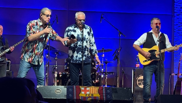 Gewaltig: Thomas Schreiber, Hans Krankl & Toni Matosic (re.).