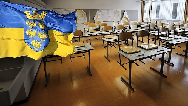 Künftig könnte auch über bisherige Bundesschulen die Landesflagge wehen.