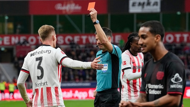 Rote Karte für Philipp Lienhart