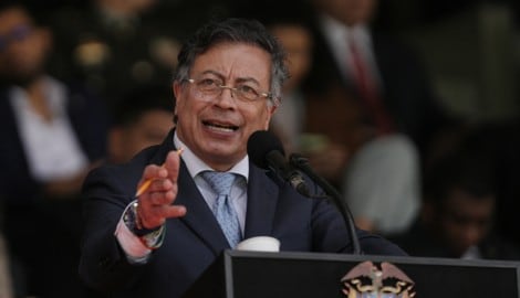 Kolumbiens Präsident Gustavo Petro hat über ein Telefonat mit US-Präsdient Donald Trump ...