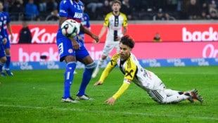 GEPA Sascha Horvath beim 1:0 gegen den GAK.